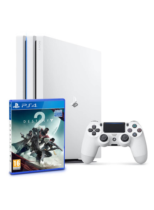 Купить Sony PlayStation 4 Pro (PS4 Pro) 1Tb White CUH-7016B + Destiny 2